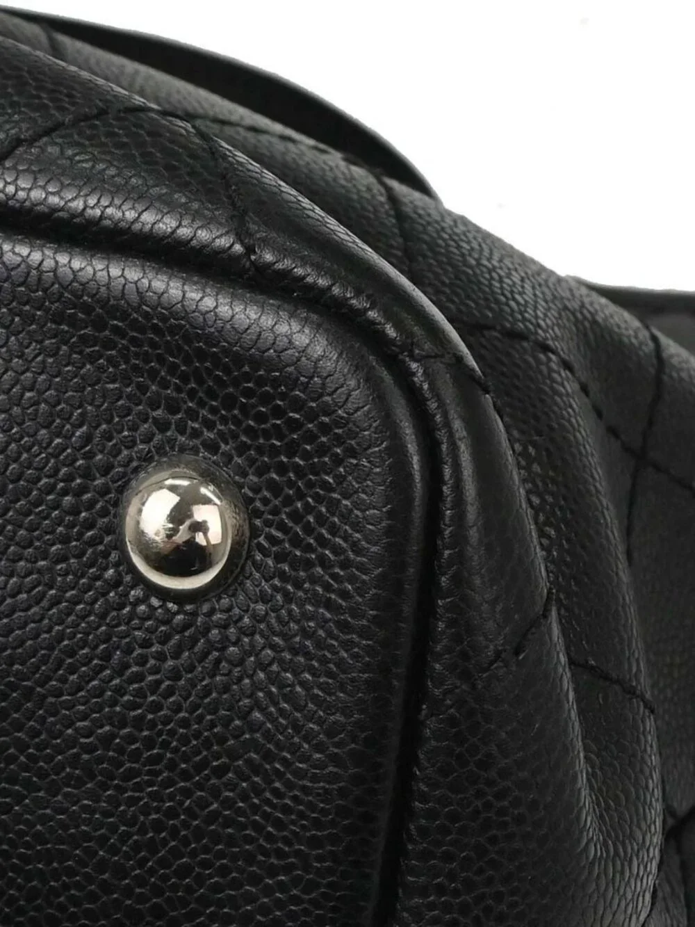 Chanel Black Calfskin On The Road Shopping Fever Tote Bag 168056